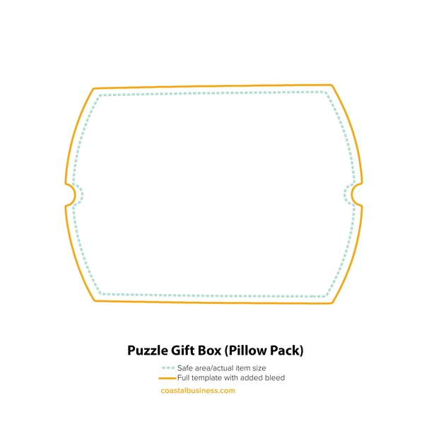 Puzzle (Pillow Pack) Box. Fits up to 200 pieces. Bright and... from ASI 62635 Inno-Vative Solutions Grp LTD