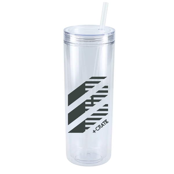 Chroma Recycled Acrylic Straw Tumbler 16oz... from ASI 66887 PCNA / Bullet