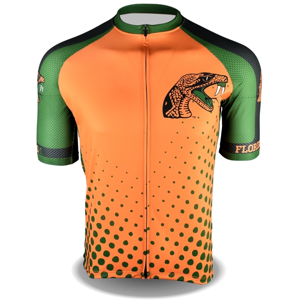 Breathable, moisture-wicking fully sublimated cycling jersey made of polyester with 3... from ASI 72657 Active Life Promo / Active Life Promo