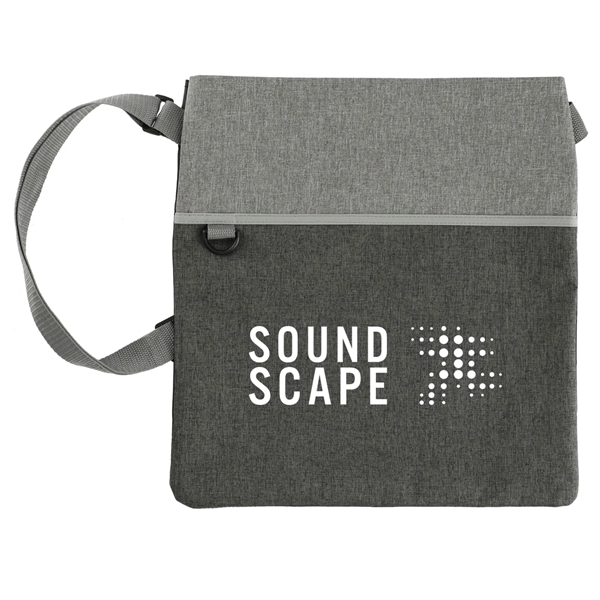 Double Heather RPET Crossbody Tote... from ASI 66887 PCNA / Bullet