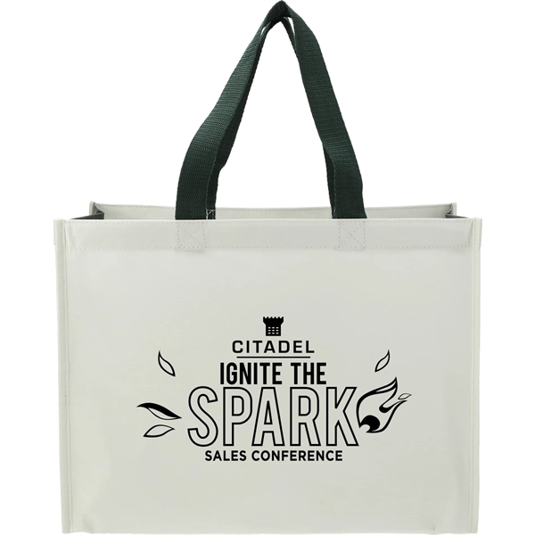 7" x 13" x 17" laminated matte non-woven shopping tote bag.... from ASI 66887 PCNA / Bullet