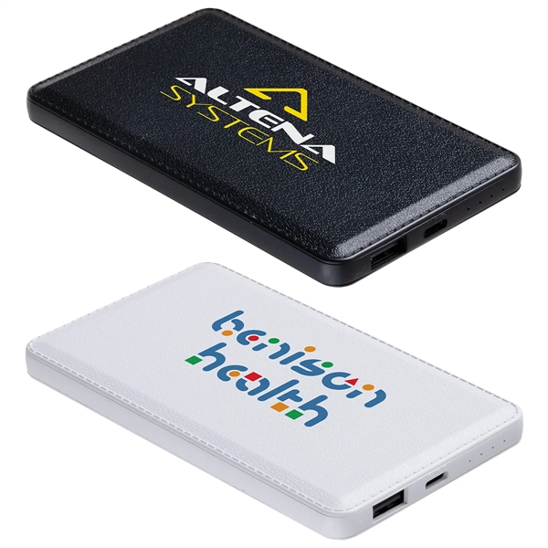 4000mAh Wireless Charging Power Bank with Recycled Case... from ASI 36730 Ariel Premium Supply Inc