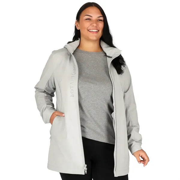 Women's MANZANO Eco softshell jacket; made from 100% recycled polyester.... from ASI 66887 PCNA / Trimark