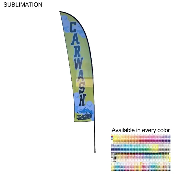 13' Medium Feather Flag Kit, Full Color Graphics One Side, Outdoor... from ASI 53509 FIEL-Fairdeal Import & Export / FIEL