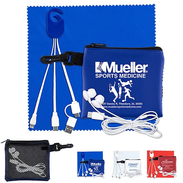 Tech Kit comes with unimprinted #5088 6" x 6" Microfiber Cleaning... from ASI 62660 Innovation Line