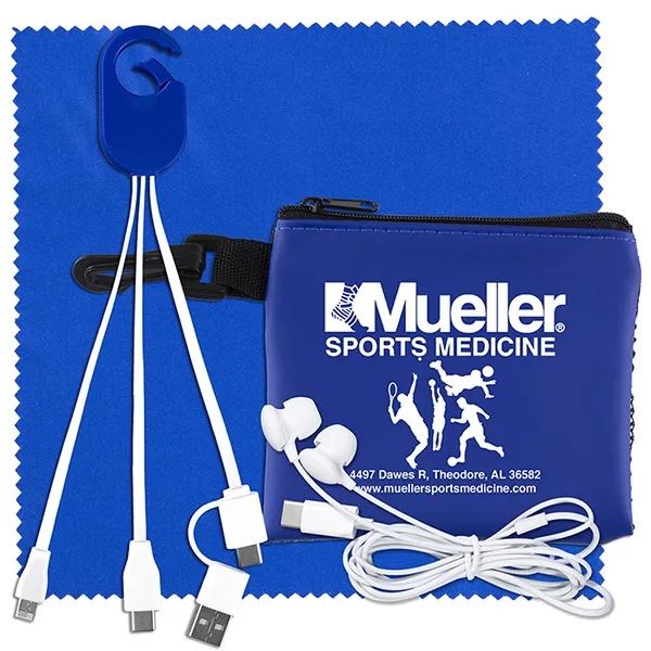 Tech Kit comes with unimprinted #5088 6" x 6" Microfiber Cleaning... from ASI 62660 Innovation Line