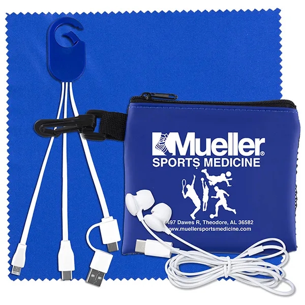 Tech Kit comes with unimprinted #5088 6" x 6" Microfiber Cleaning... from ASI 62660 Innovation Line