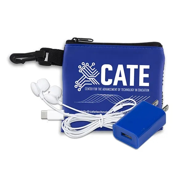 TechMesh " x 4 1/4" polyester and vinyl zippered pouch with... from ASI 62660 Innovation Line