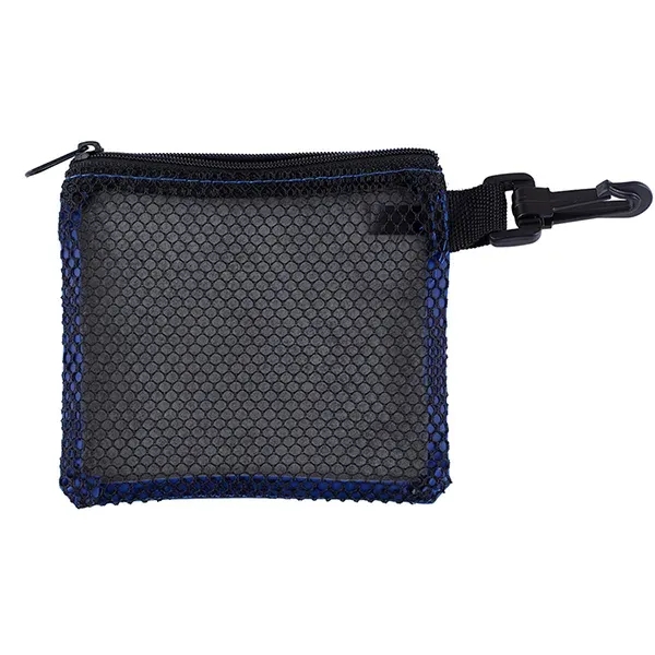 TechMesh " x 4 1/4" polyester and vinyl zippered pouch with... from ASI 62660 Innovation Line