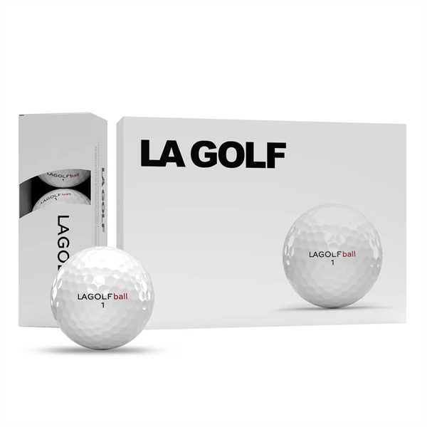 LA Golf golf balls; Box contains 12 white balls and includes... from ASI 38120 Ball Pro / Diversified Quality Kitchenware