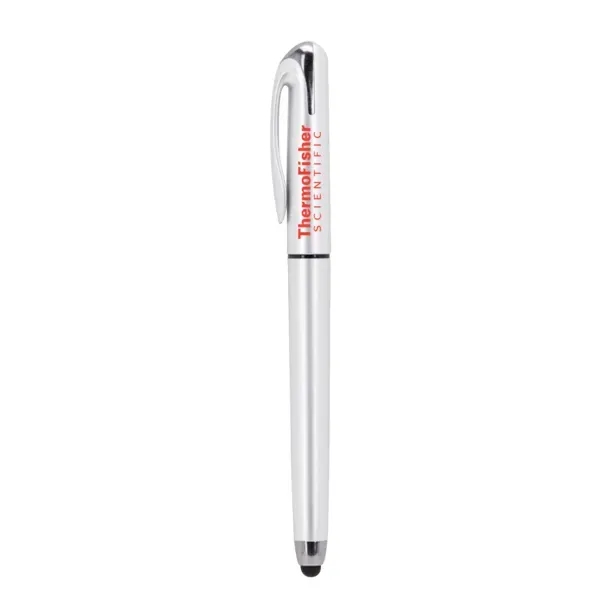 Recycled plastic pen with silicone stylus tip.... from ASI 88060 Snugz/USA Inc / SnugZ USA®