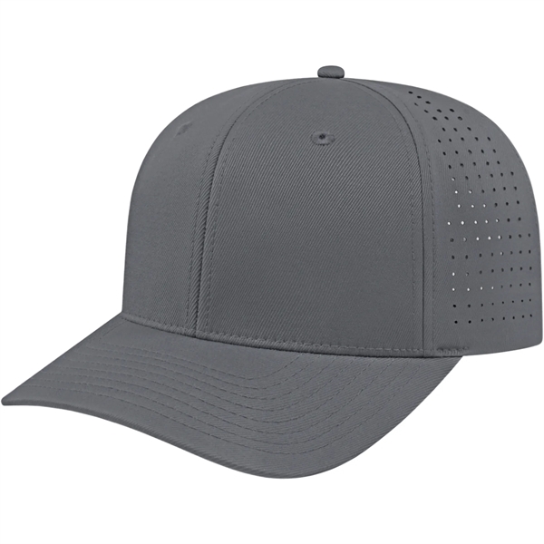 Baseball cap with a pre-curved visor, six panels, moisture-wicking performance, and... from ASI 57653 Gold Bond