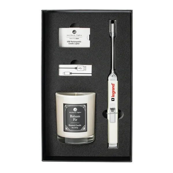 Gift set comes with a Champagne Zippo Rechargeable Candle Lighter, an... from ASI 46170 Compass Industries Inc
