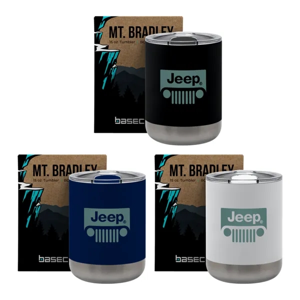 15 oz. vacuum insulated stainless steel tumbler with slider lid.... from ASI 88060 Snugz/USA Inc