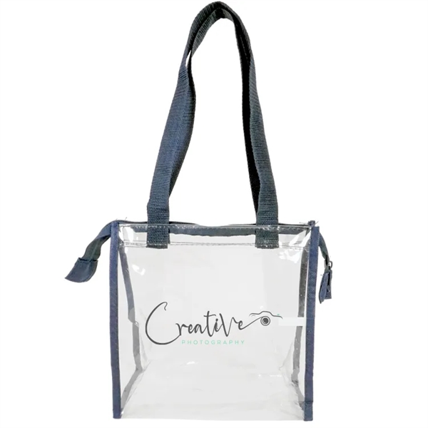 Revamp lunchtime with Moonstone Clear Lunch Tote: compact, stylish, secure. Durable... from ASI 67557 LimeLight Ent / Limelight USA