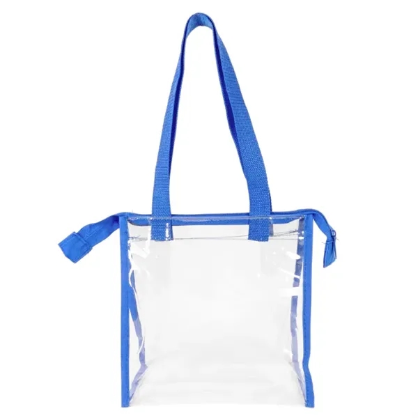 Revamp lunchtime with Moonstone Clear Lunch Tote: compact, stylish, secure. Durable... from ASI 67557 LimeLight Ent / Limelight USA