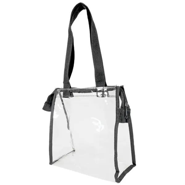 Revamp lunchtime with Moonstone Clear Lunch Tote: compact, stylish, secure. Durable... from ASI 67557 LimeLight Ent / Limelight USA