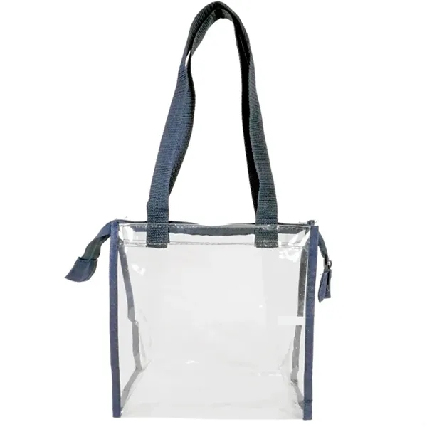 Revamp lunchtime with Moonstone Clear Lunch Tote: compact, stylish, secure. Durable... from ASI 67557 LimeLight Ent / Limelight USA