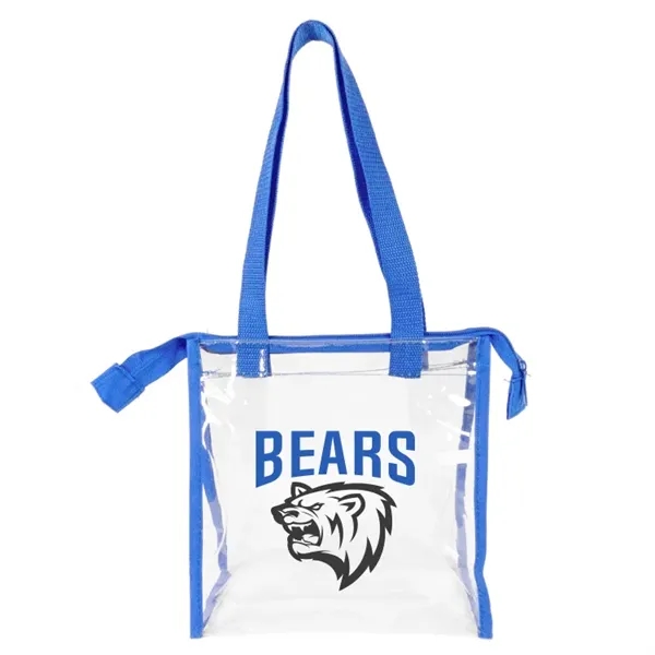 Revamp lunchtime with Moonstone Clear Lunch Tote: compact, stylish, secure. Durable... from ASI 67557 LimeLight Ent / Limelight USA