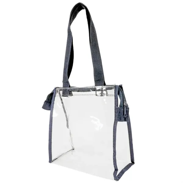Revamp lunchtime with Moonstone Clear Lunch Tote: compact, stylish, secure. Durable... from ASI 67557 LimeLight Ent / Limelight USA