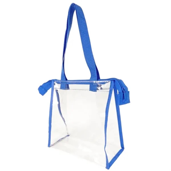 Revamp lunchtime with Moonstone Clear Lunch Tote: compact, stylish, secure. Durable... from ASI 67557 LimeLight Ent / Limelight USA
