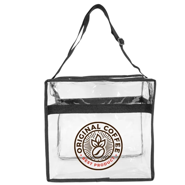Elevate game day with our clear zipper stadium messenger tote. Meets... from ASI 67557 LimeLight Ent / Limelight USA