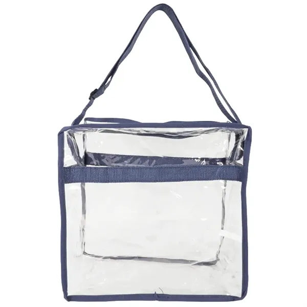 Elevate game day with our clear zipper stadium messenger tote. Meets... from ASI 67557 LimeLight Ent / Limelight USA