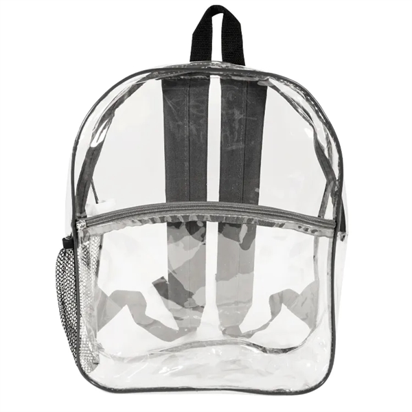 Rockaway Clear Backpack: Durable eco-friendly PVC, spacious design, adjustable straps, personalize... from ASI 67557 LimeLight Ent / Limelight USA