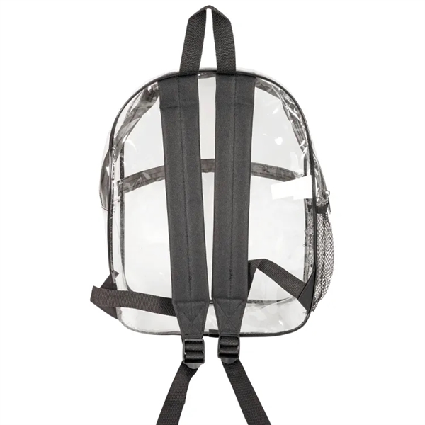 Rockaway Clear Backpack: Durable eco-friendly PVC, spacious design, adjustable straps, personalize... from ASI 67557 LimeLight Ent / Limelight USA
