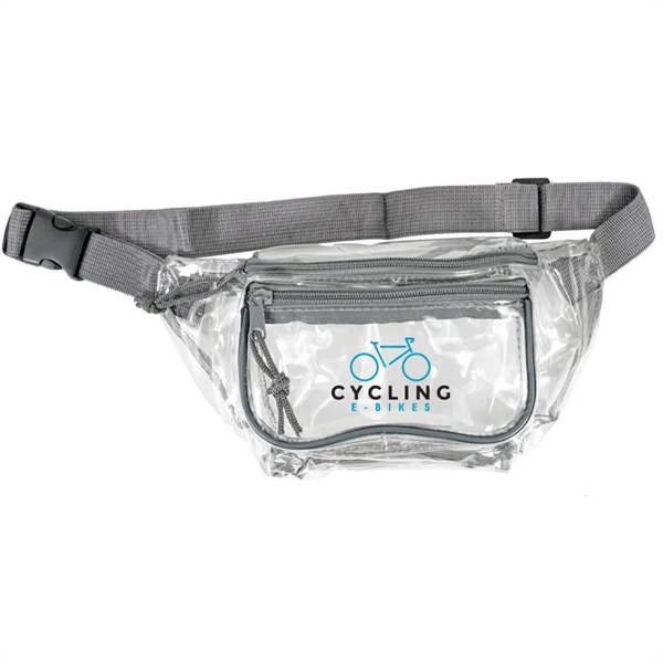 Flamenco Clear Fanny Pack: Versatile, three compartments, adjustable strap. Compact, stylish,... from ASI 67557 LimeLight Ent / Limelight USA