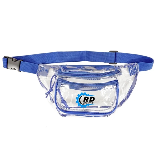 Flamenco Clear Fanny Pack: Versatile, three compartments, adjustable strap. Compact, stylish,... from ASI 67557 LimeLight Ent / Limelight USA