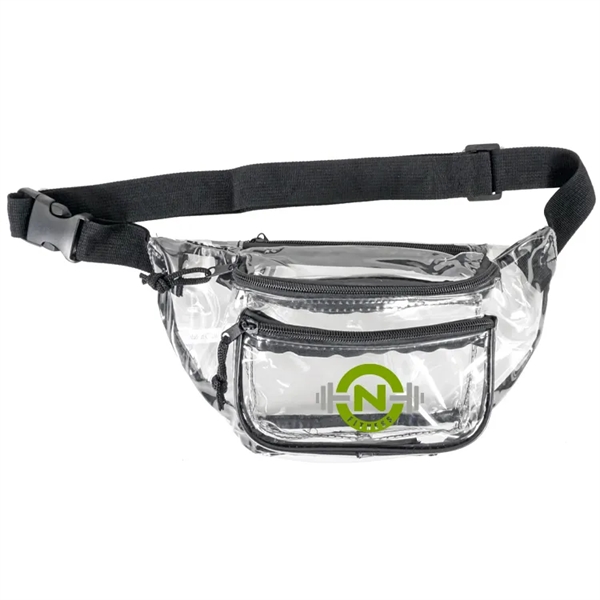 Flamenco Clear Fanny Pack: Versatile, three compartments, adjustable strap. Compact, stylish,... from ASI 67557 LimeLight Ent / Limelight USA