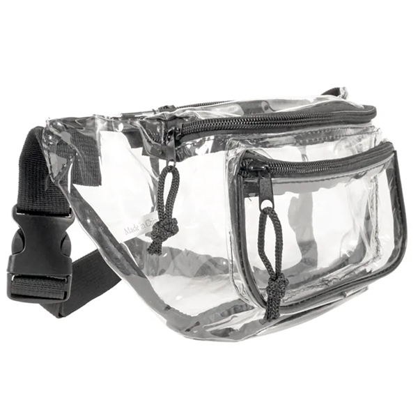 Flamenco Clear Fanny Pack: Versatile, three compartments, adjustable strap. Compact, stylish,... from ASI 67557 LimeLight Ent / Limelight USA
