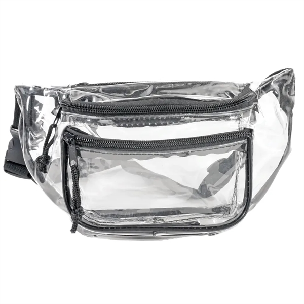 Flamenco Clear Fanny Pack: Versatile, three compartments, adjustable strap. Compact, stylish,... from ASI 67557 LimeLight Ent / Limelight USA