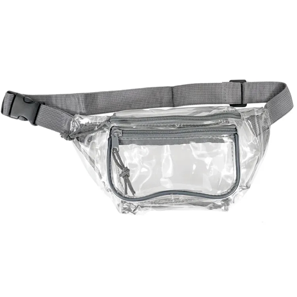 Flamenco Clear Fanny Pack: Versatile, three compartments, adjustable strap. Compact, stylish,... from ASI 67557 LimeLight Ent / Limelight USA
