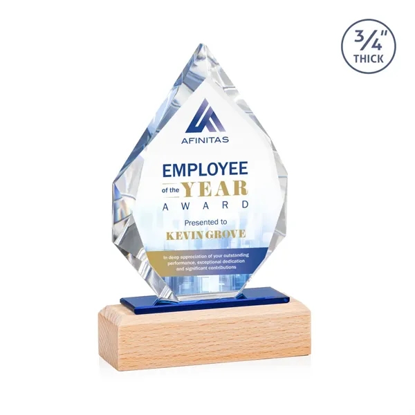 The exceptional Ibiza VividPrint™ Award made of Starfire Crystal is skillfully... from ASI 84592 St Regis Group / St Regis