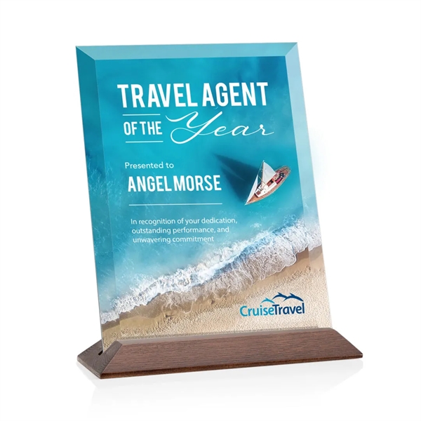 The prestigious Starfire Crystal Embassy VividPrint™ Award reflects timeless beauty with... from ASI 84592 St Regis Group / St Regis