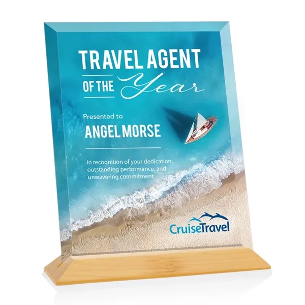 The prestigious Starfire Crystal Embassy VividPrint™ Award reflects timeless beauty with... from ASI 84592 St Regis Group / St Regis