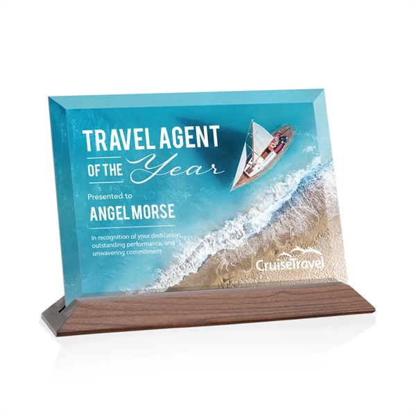 The prestigious Starfire Crystal Embassy VividPrint™ Award reflects timeless beauty with... from ASI 84592 St Regis Group / St Regis