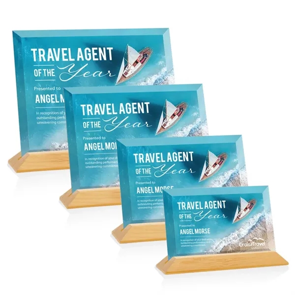 The prestigious Starfire Crystal Embassy VividPrint™ Award reflects timeless beauty with... from ASI 84592 St Regis Group / St Regis