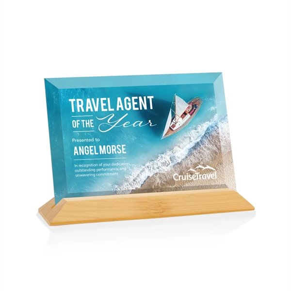 The prestigious Starfire Crystal Embassy VividPrint™ Award reflects timeless beauty with... from ASI 84592 St Regis Group / St Regis