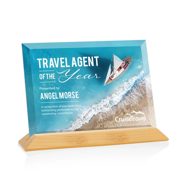 The prestigious Starfire Crystal Embassy VividPrint™ Award reflects timeless beauty with... from ASI 84592 St Regis Group / St Regis