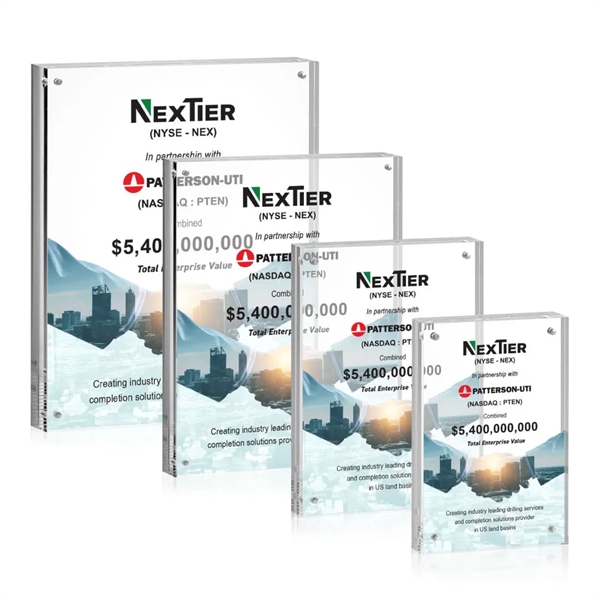 The freestanding Kirkham VividPrint™ Award is a simple yet timeless token... from ASI 84592 St Regis Group / St Regis