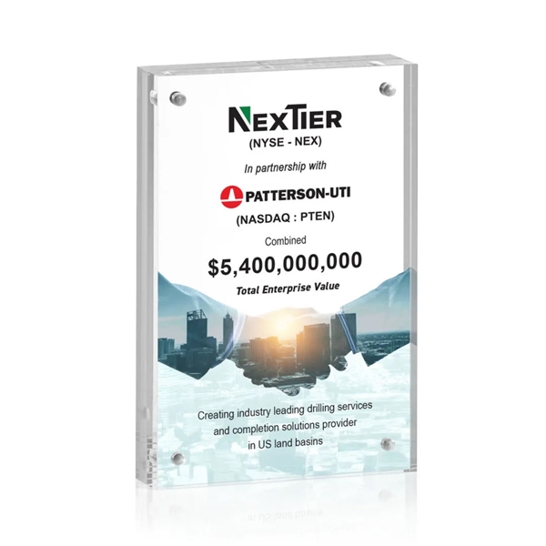 The freestanding Kirkham VividPrint™ Award is a simple yet timeless token... from ASI 84592 St Regis Group / St Regis