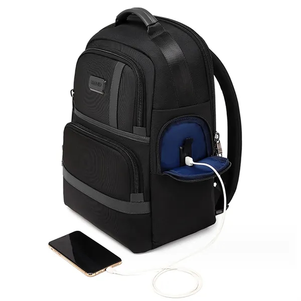 Waterproof nylon  backpack with main compartment with zipper closure, 2... from ASI 90807 Tekweld