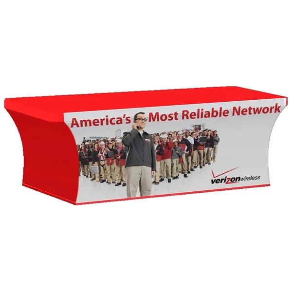 6FT or 8FT stretchable polyester table cover with sublimation printing.... from ASI 90807 Tekweld
