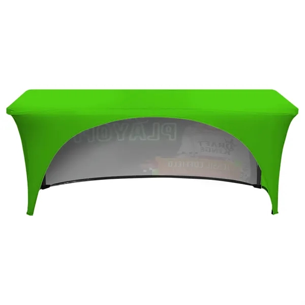6FT or 8FT stretchable polyester table cover with sublimation printing.... from ASI 90807 Tekweld