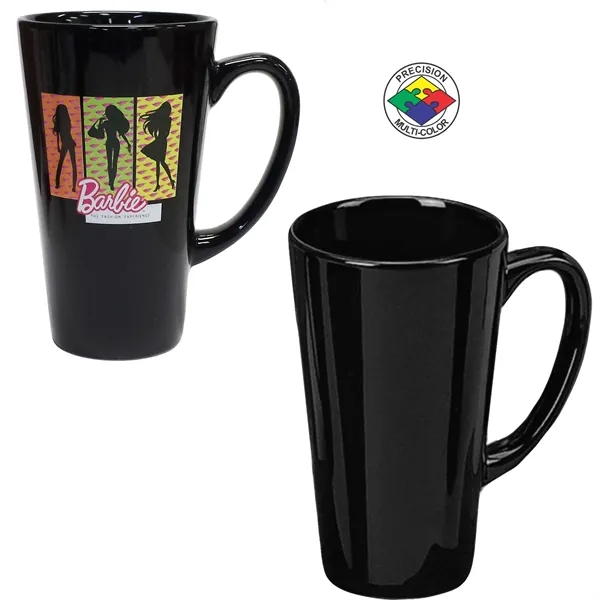 Solid color 16oz Cafe Latte Mug... from ASI 80093 Pyrographics / Pyrographics Line