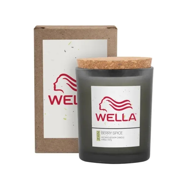 Lemon verbena scented frosted candle with cork lid.... from ASI 88060 Snugz/USA Inc