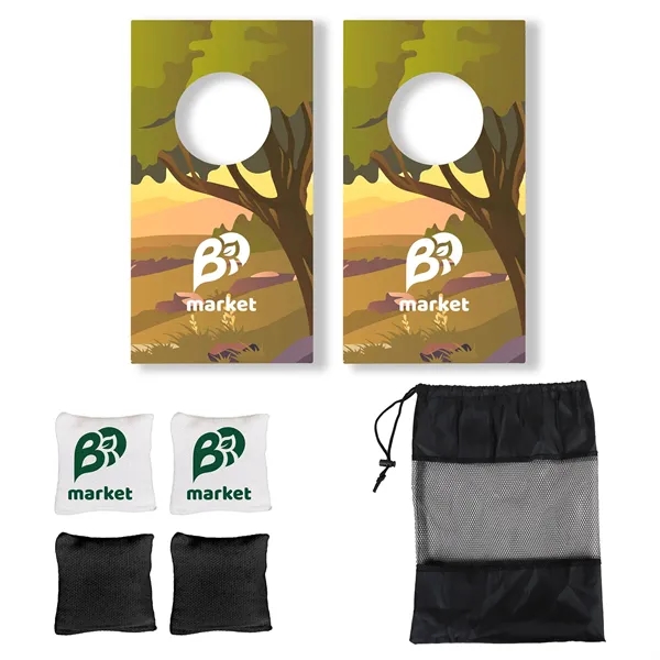 A desktop set of classic corn hole, with 4 throwable bean... from ASI 61966 HPG / OrigAudio HPG Gold